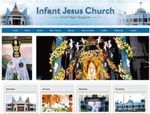 Tablet Screenshot of infantjesusbangalore.com